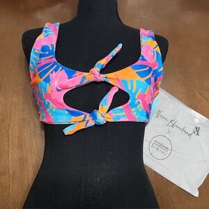 Moana Bikini x Alana Blanchard, Paradise Found Top - Large NWT